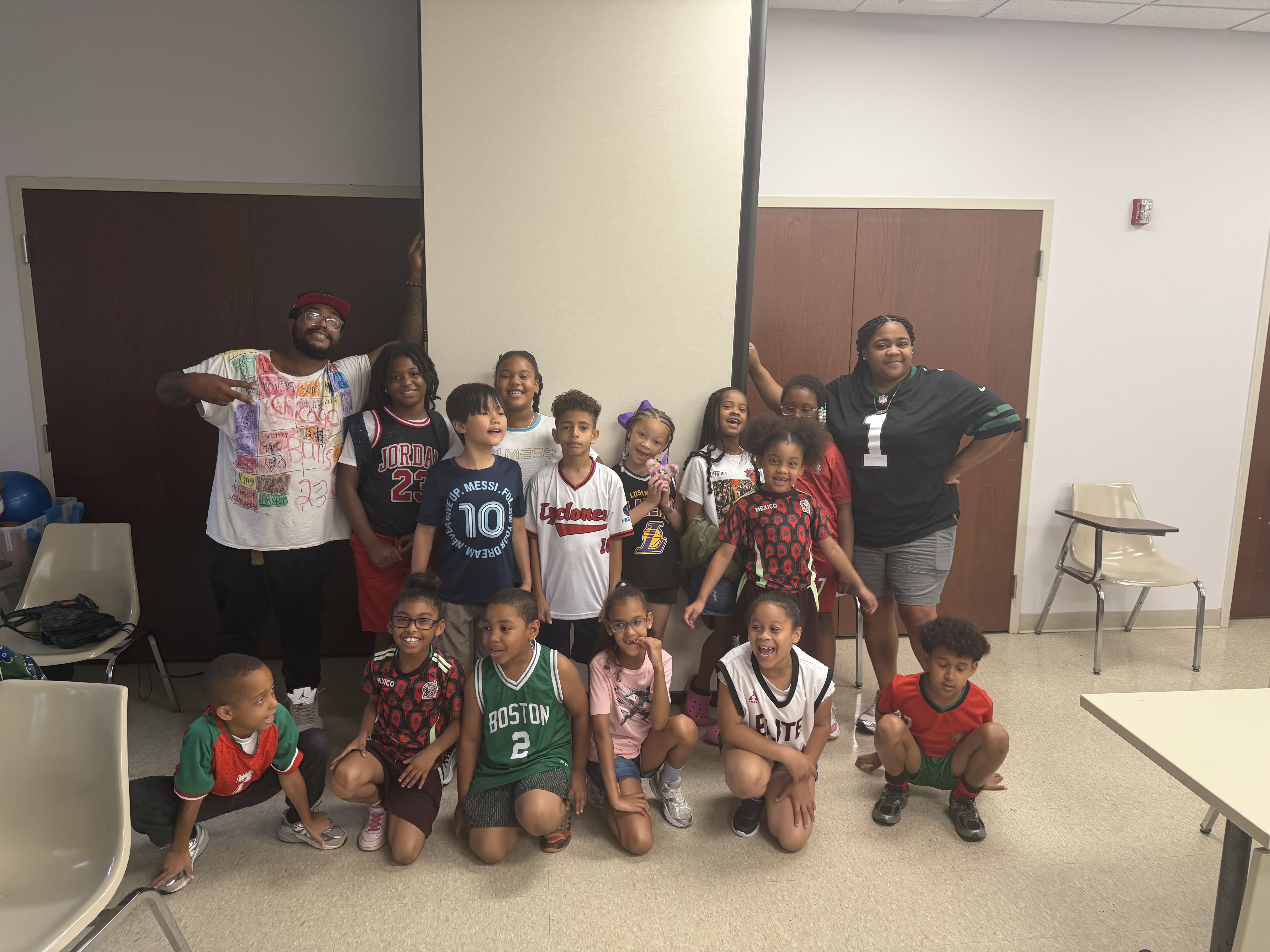 Children at Youth Education Academy summer camp